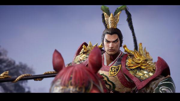 DYNASTY WARRIORS 3: Complete Edition Remastered screenshot showing a warrior in ornate armor facing another fighter.