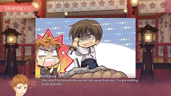Screenshot from 'Senren*Banka' showing a character holding a sword, with dialogue expressing reluctance and surprise.
