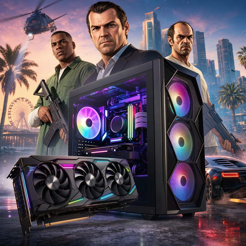 Best PC for Grand Theft Auto V (2026) β Recommended Specs & Build