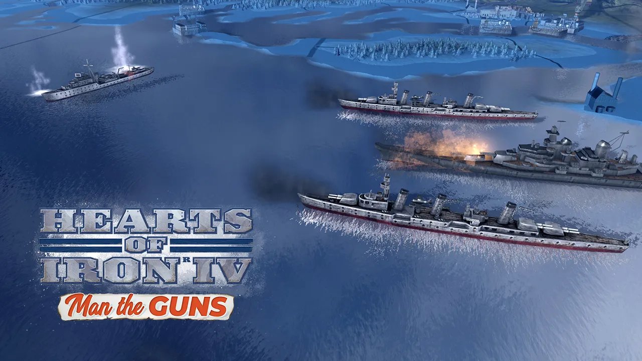 Hearts of Iron 4 Man the Guns Expansion Launches with Naval Overhaul