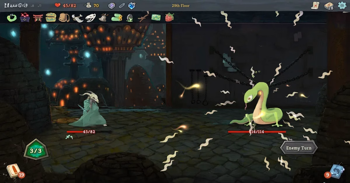 Different character abilities and card combinations