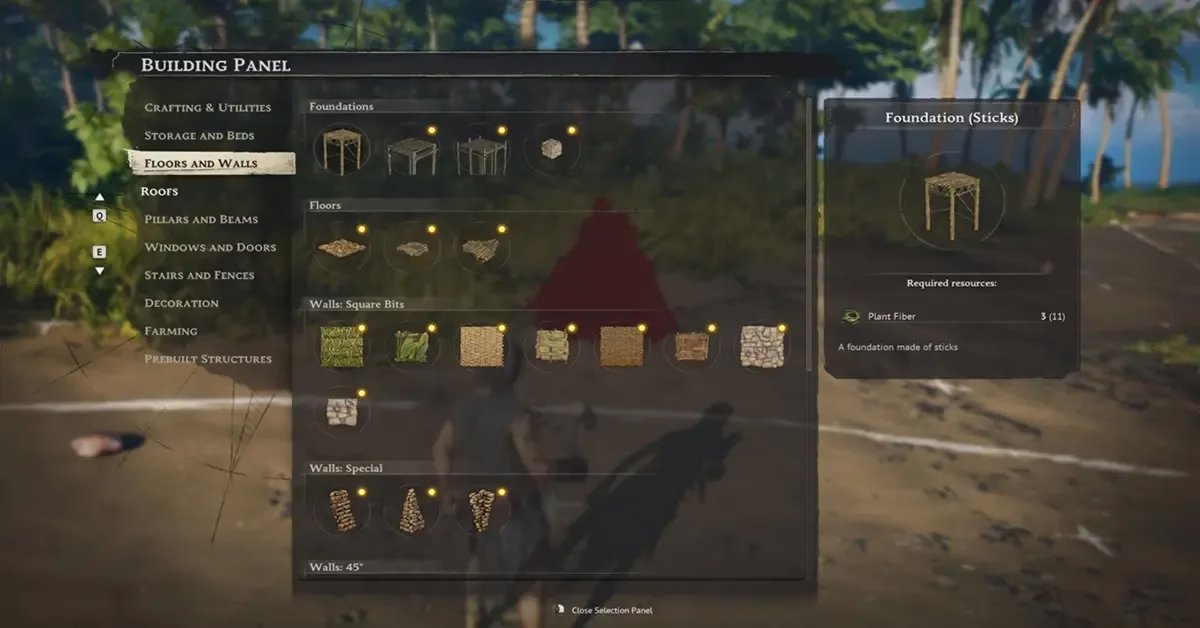 Detailed ship customization and base building interface