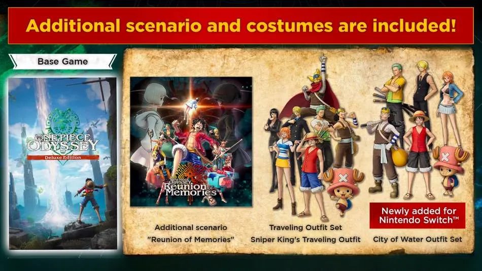 One Piece Odyssey Sails to Nintendo Switch