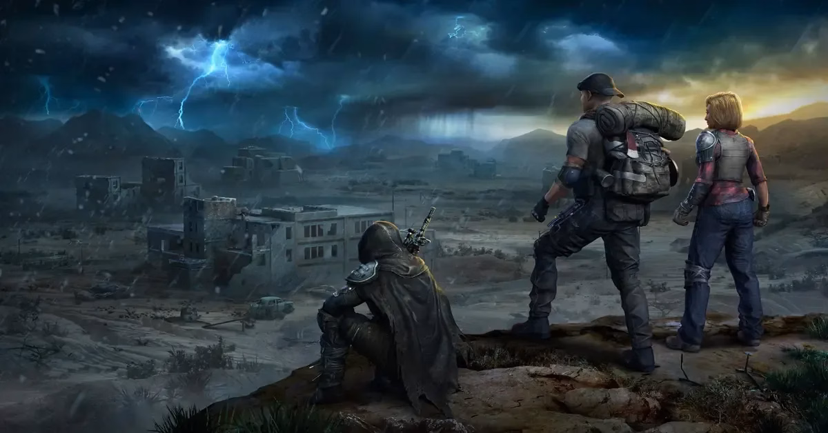 Stormy landscape in 7 Days to Die