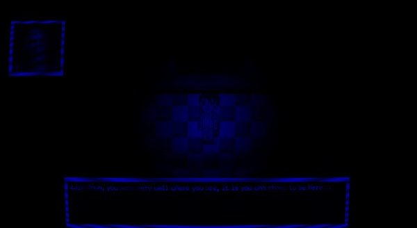 A screenshot from The Last Night shows a pixel art character standing on a checkered floor with text dialogue at the bottom.
